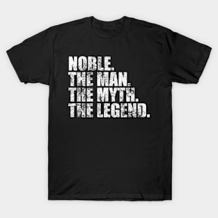 Noble Legend Noble Family name Noble last Name Noble Surname Noble Family Reunion T-Shirt